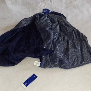 Infinity scarf Blue/Silver NWT